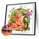 thumbnail image 2 of 5D DIY diamante pintura jardín chica completo redondo taladro pared decoración del hogar regalos Likrtyny Arte deco, 2 of 8