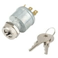 thumbnail image 2 of 2X for Ignition Switch, Switch Key Fits Golf Cart 33639-G01,Golf Cart Accessories,4 x standard keys 2 x ignition switch,silver, 2 of 8