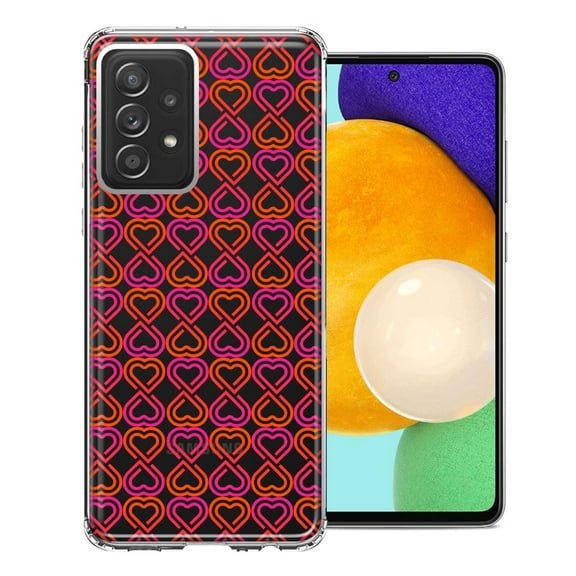 MUNDAZE For Samsung Galaxy A72 Infinity Hearts Design Double Layer Phone Case Cover
