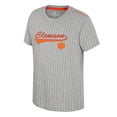 thumbnail image 2 of Youth-Colosseum  Heather Gray Clemson Tigers Airball Baseball T-Shirt, 2 of 3