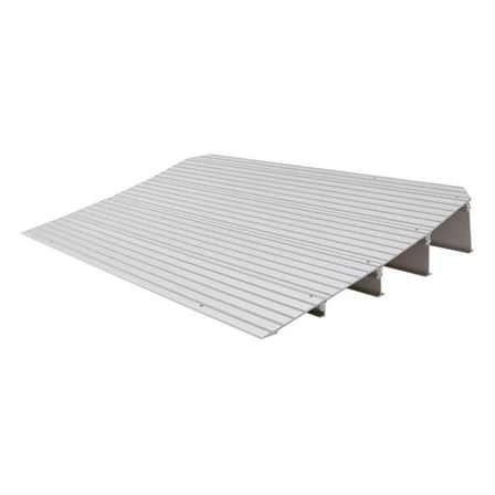 Silver Spring THR4 4.25" H Aluminum Mobility Threshold Ramp for Wheelchairs, Scooters, and Power Chairs
