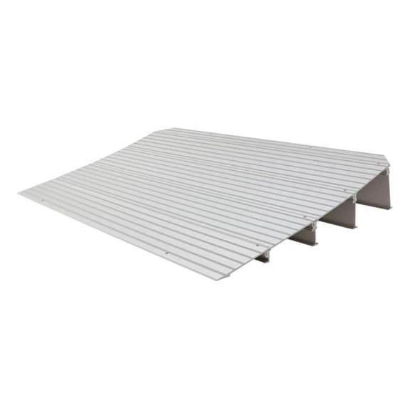 Silver Spring THR4 4.25" H Aluminum Mobility Threshold Ramp for Wheelchairs, Scooters, and Power Chairs