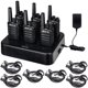 thumbnail image 1 of Walkie Talkies Retevis RT68 recargables, paquete de 6 con cargador, 1 of 9