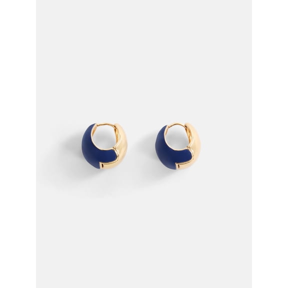 Free Assembly Women's Two Tone Hoop Earrings