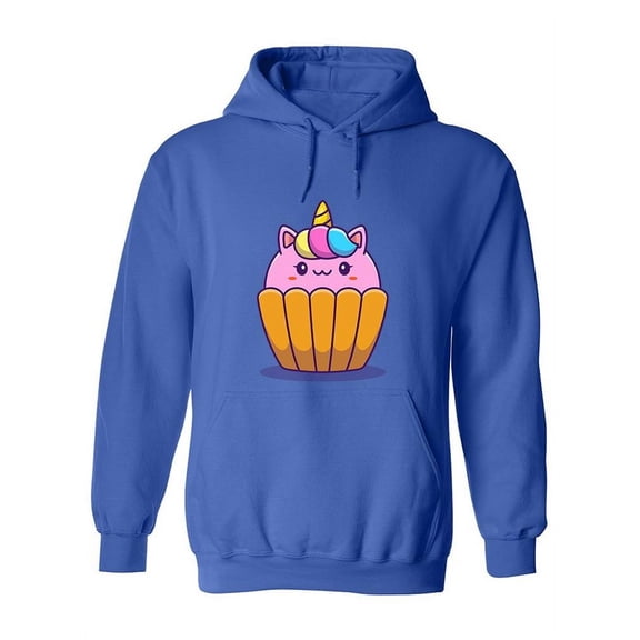 Unicorn Cupcake Hoodie Women -Image by Shutterstock, Female Medium