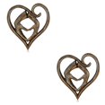 thumbnail image 1 of Wosthever Escultura de madera en forma de corazón, artesanía rústica, casa de campo, decoración para fiesta de boda, coleccionables para el Type1 NO1, 1 of 6