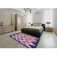 thumbnail image 4 of Ahgly Company Indoor Rectangle Patterned Purple Novelty Area Rugs, 2' x 3', 4 of 6