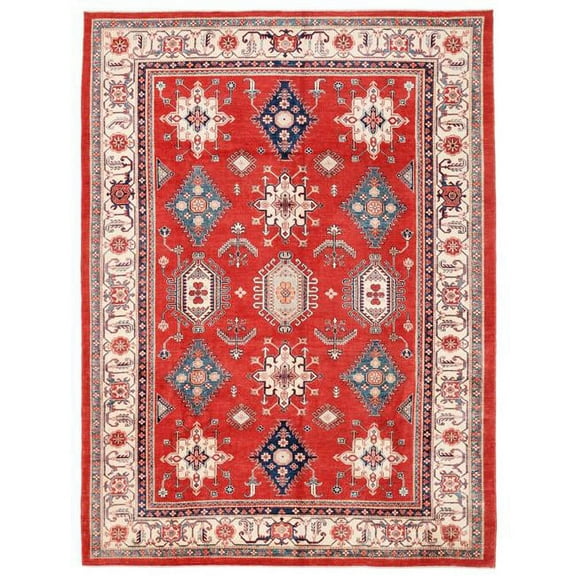 Pasargad Home 046699 Pasargad Home Kazak Collection Wool Area Rug- 8'11' X 11'11'