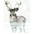thumbnail image 2 of Stellar Design Studio 20x24 Black Ornate Wood Framed with Double Matting Museum Art Print Titled - Elk Impression 1, 2 of 4