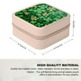 thumbnail image 2 of Autua Shamrocks Hearts Jigsaw Flexible Storage Jewelry Box Pink, 2 of 5