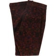 thumbnail image 2 of FREE PEOPLE Womens Burgundy Corduroy Printed Cropped Casual Jeans 8, 2 of 2