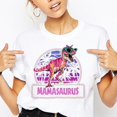 thumbnail image 4 of Camiseta de dinosaurio Mamasaurus para el Día de la Madre, camiseta de moda Harajuku para hombres y mujeres, camiseta de verano fresca de manga corta estilo hip hop, 4 of 5