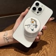 thumbnail image 2 of Adventurous Duck Phone Grip, Straw Hat Traveler Phone Holder, Clear Acrylic Stand accessory, 2 of 4