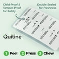 thumbnail image 4 of Quitine Nicotine Gum 2mg Mint, 240 Count, Stop Smoking Aid, 4 of 6