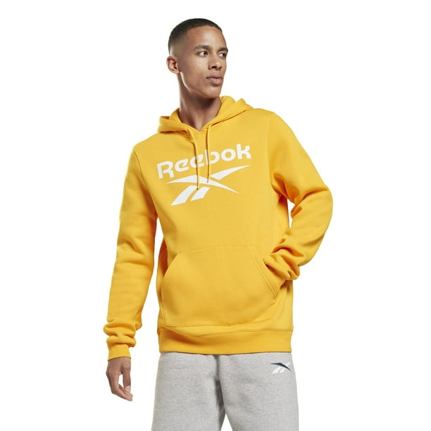 Reebok hoodie mens on sale gold