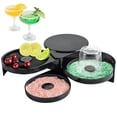 thumbnail image 1 of Limpiador de Bordes para Vasos de Bar MAOPINER de 3 Niveles con Esponja Negra, 1 of 6