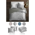 thumbnail image 3 of Grace Living Rosabella 3pc King/California King Comforter Set, Silver, 3 of 6