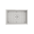 thumbnail image 5 of BOCCHI 1628-001-0120 Contempo Apron Front Fireclay 27" Single Kitchen Sink White, 5 of 7