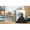 thumbnail image 2 of Ahgly Company Machine Washable Indoor Rectangle Transitional Night Black Area Rugs, 4' x 6', 2 of 7