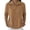 Khaki, variant on Women Plus Size Cardigan Sweater Loose Zip Up Sweater Collared Long Sleeve Solid Color Fall Casual Outerwear Purple 3XL