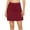 Wine, variant on Kaemgyyd Women's Mini Tennis Skirt High Waist Athletic Workout Cute Golf Skorts Trendy Summer Beach Vacation Clothes