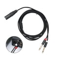 thumbnail image 3 of GLFILL Home Theaters Splitter Cable XLR To Dual RCA Y Splitter Cable KTV Copper PVC For Mixer Power Amp Mic Practical 2M, 3 of 4