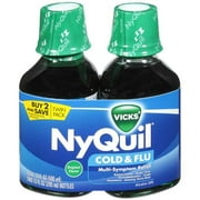 P & G Vicks NyQuil Cold & Flu, 2 ea