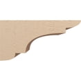 thumbnail image 3 of 12"W x 24"D x 12"H Wide New Brighton Rough Cedar Woodgrain TimberThane Corbel, Primed Tan, 3 of 6