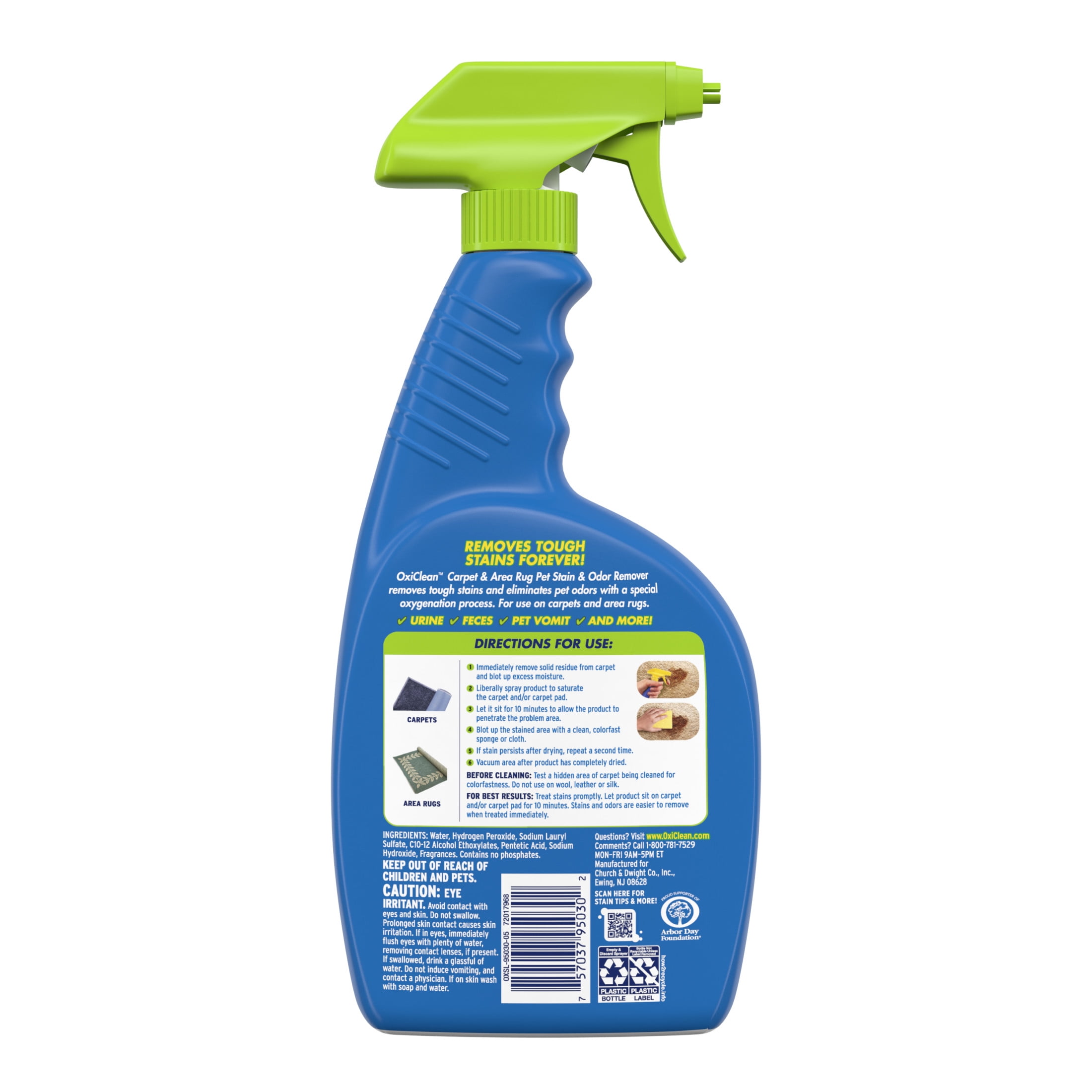 OxiClean Urine and Pet Stain Odor Remover and Deep Cleaner Spray 24 fl oz Walmart