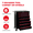 Black, variant on 7 Drawer Rolling Tool Chest, Rolling Metal Tool Chest on Wheels with Lockable Casters, Steel Tool Storage Cabinet for Garage Workshop