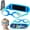 Blue, variant on Vvinca Kids Swim Goggles with Fabric Strap, Swimming Pool Goggles for Boys Age 3 6