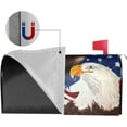 thumbnail image 3 of Mailbox Cover, American Flag Welcome Magnetic Mailbox Cover, Standard Size Post Letter Box Wrap Cover for Outdoor Decor(18 * 21 inch), 3 of 6