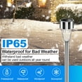 thumbnail image 4 of Ninonly 12 Pack Solar Garden Lights, IP65 Waterproof Solar Pathway Lights, Solar Landscape Lighting Lights, Solar Lights Outdoor for Outside Yard Driveway Patio Lawn Walkway Decorations, 4 of 7