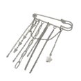 thumbnail image 4 of Gifts Metal Chain Fringed Brooch For Fashion Lovers Birthdays Holidays As Chics Present, 4 of 8