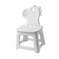 thumbnail image 1 of Taburete con escalón para niños, silla plegable, taburete de cocina con soporte trasero para jardín, dormitorio, hogar, senderismo, sala de estar Dinosaurio, 1 of 8