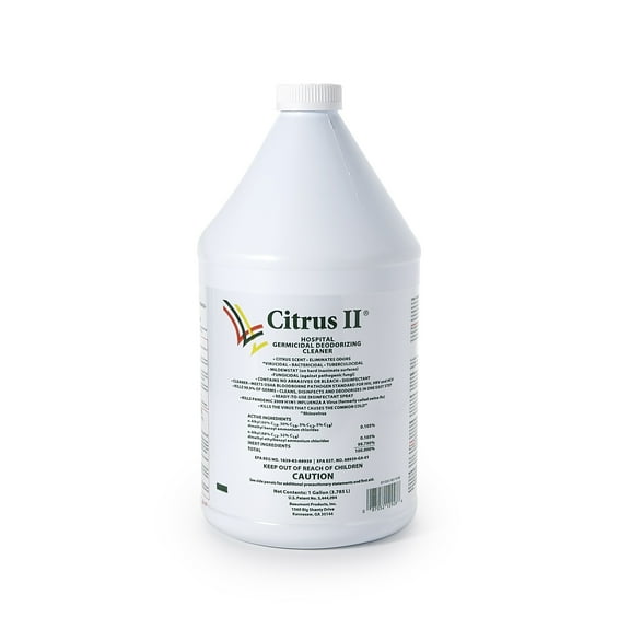 Citrus II Surface Disinfectant Cleaner Liquid 1 gal. Jug Citrus Scent 4 Ct 633712928