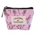 thumbnail image 4 of Monedero estilo estilo floral estilo pastoral Mini bolso de lona con dibujos animados Bolso para llevar con llaves Monedero, 4 of 4