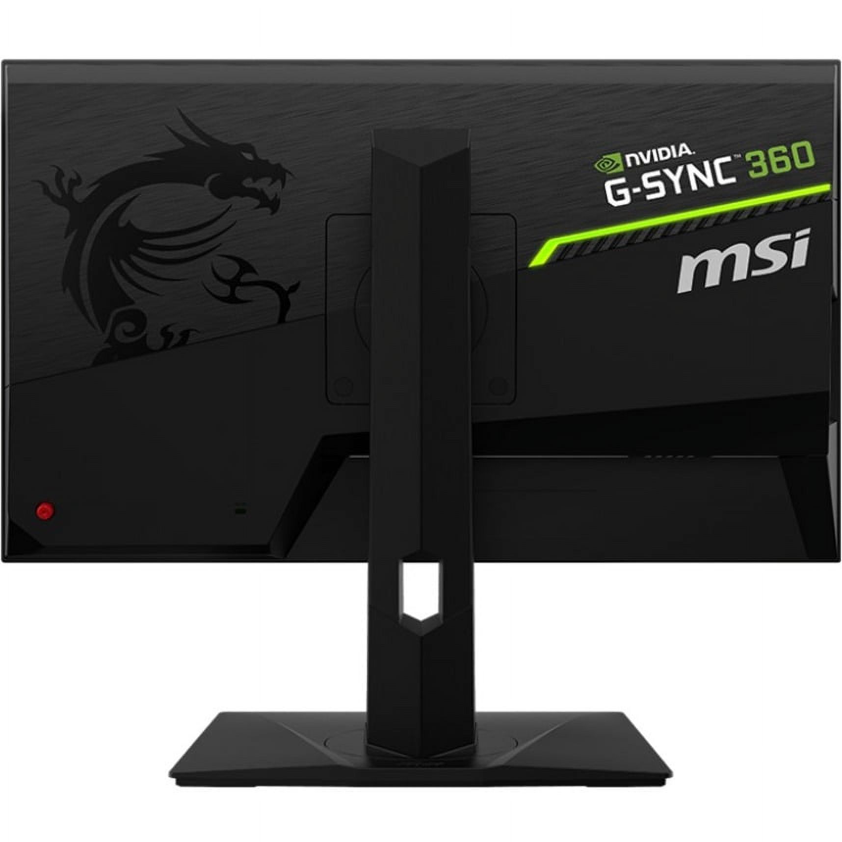 MSI Oculux NXG253R 24.5" Full HD RGB LED Gaming LCD Monitor, 16:9, Black - image 2 of 11