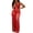 Red, variant on JULMCOMO Satin Jumpsuits for Women V Neck Sleeveless Dressy Jumpsuits Cinched Waist Wide Leg Evening Party Summer Outfits Beige XL