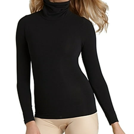 Spanx - SPANX On Top and In Control Long Sleeve Turtleneck (973) Black ...