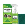 thumbnail image 2 of Rust Remover and Protector Kit, 120 mL Metal Anti-Rust Solution with Scouring Pad, Long-Lasting Moisture and Corrosion Protection for Paint-Safe Surfaces, 2 of 9