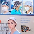 thumbnail image 3 of Gorros De Operación Enfermeras En Forma De Calabaza Servicio De Larga Duración Color Puro Pulido Opaco Profesional Colores Surtidos Gorros De Trabajo Con Lazo En La Espalda Advancent AP008656-47, 3 of 5