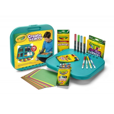 Crayola Create And Carry Storage Case And Lap Desk 2-N-1