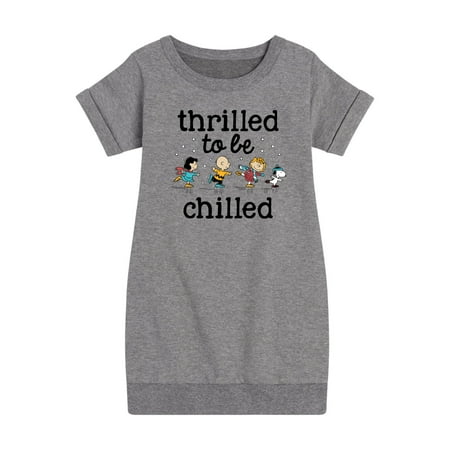 

Peanuts - Thrilled To Be Chilled - Toddler And Youth Girls Fleece Dress