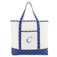 thumbnail image 2 of DALIX Large Tote Bag Shoulder Bags Personalized Gifts Ballent Blue Anchor C, 2 of 8