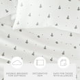 thumbnail image 5 of Noble Linens 3 Piece Holiday Microfiber Bed Sheet Set, Christmas Tree, Twin, 5 of 13