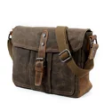 thumbnail image 4 of LNGOOR Sac à Bandoulière Rétro en Toile Décontracté Simple Sac à Main Imperméable pour Hommes, 4 of 7