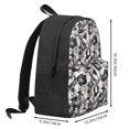 thumbnail image 3 of Zufioo Lilies Flowers Pattern Adult Backpack,Wear-resistant and Breathable Multi-pocket Backpack, Suitable for Travel, Business and Outdoor Activities, 3 of 9