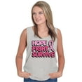 thumbnail image 4 of Hope Fight Survive Breast Cancer Tank Top Tee Shirt Women Brisco Brands X, 4 of 6