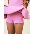 thumbnail image 4 of FYDUU Summer Outfits Girls Sleeveless Tennis Dress Casual Golf Dress School Sports Dresses with Leggings Shorts 2 Piece Sets 5-6 Years, 4 of 5